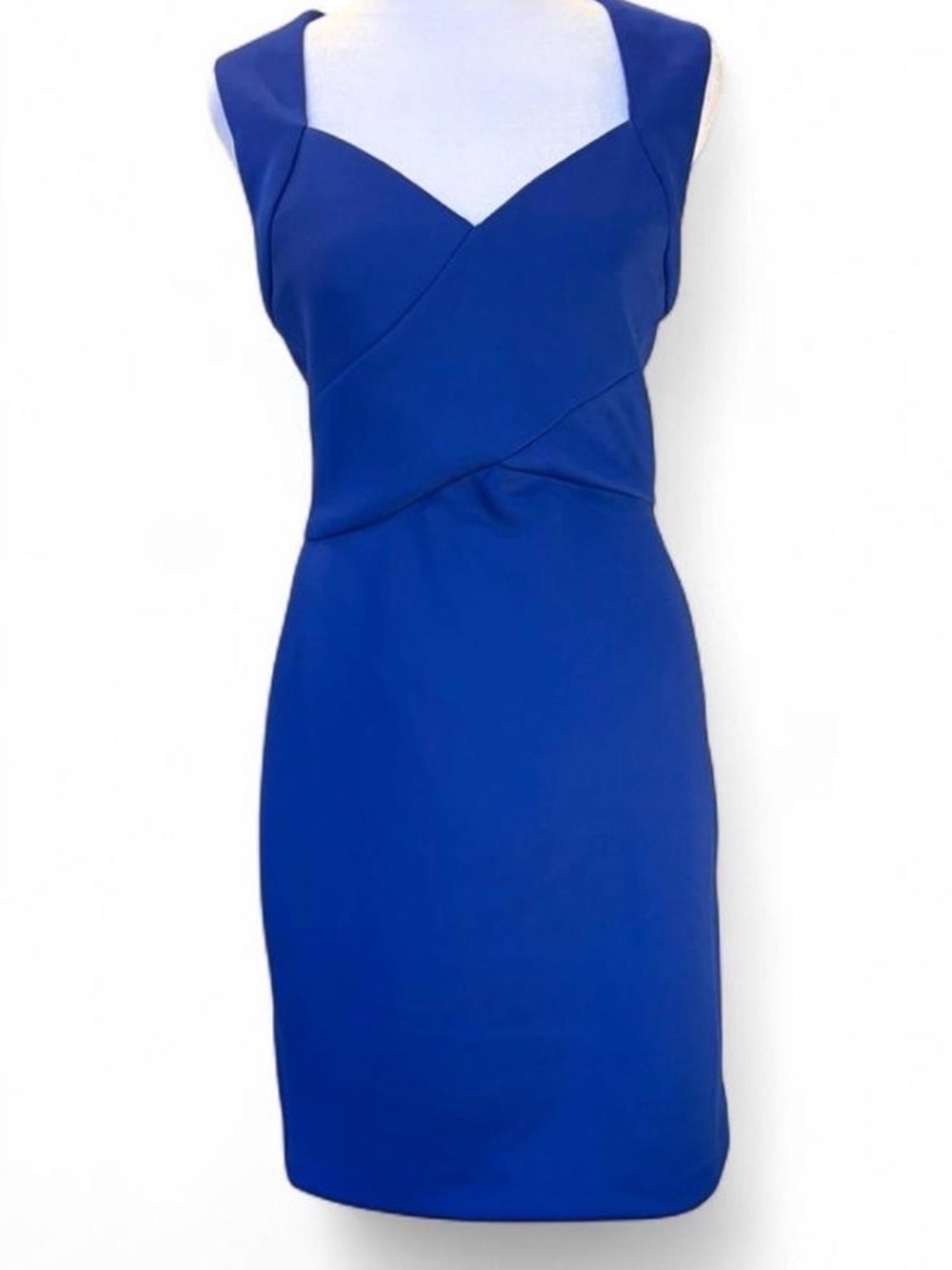 Eliza J Cobalt Blue Sleeveless Backless Dress